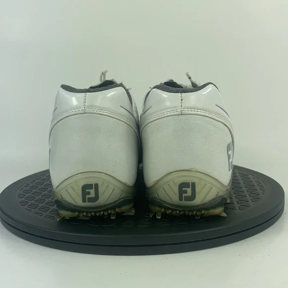 Footjoy DNA 2.0 White/Red Golf Cleats Shoes 53310 Men's Size 9 - Picture 7 of 13